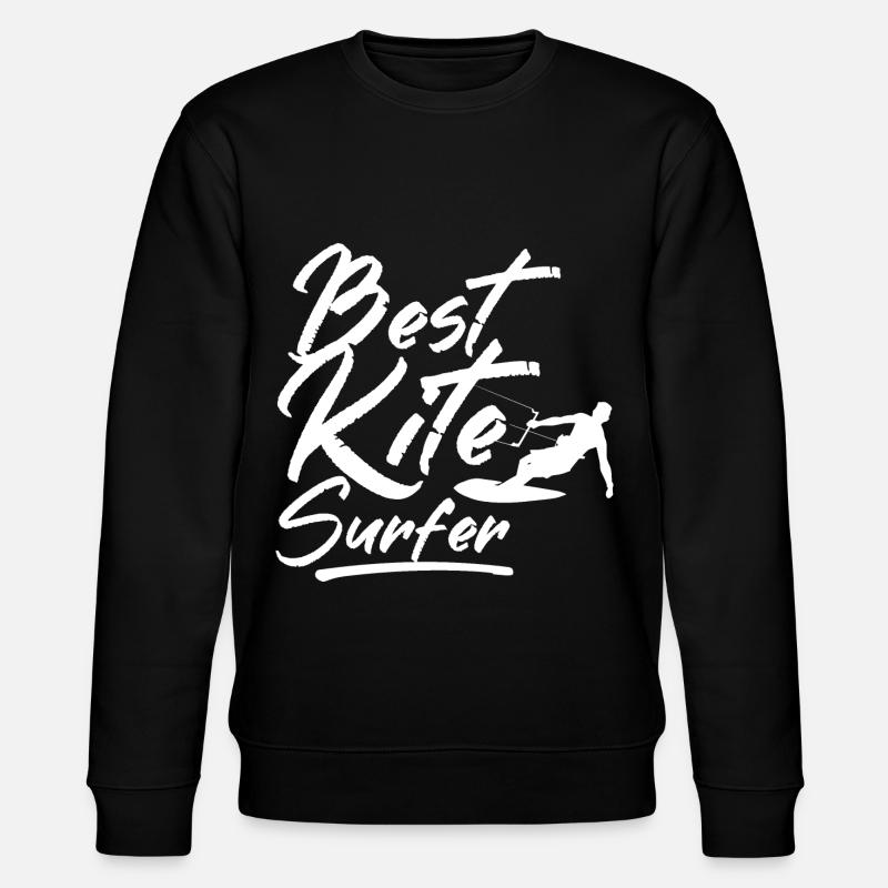 Bester Kitesurfer Kitesurfen Kitesurf Kitesurfing - Sweat bio CHANGER Stanley/Stella Unisexe - noir