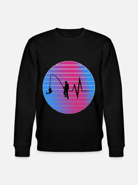 Angeln - Stanley/Stella Unisex Bio-Sweatshirt CHANGER - Schwarz