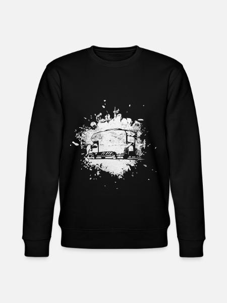 Splashes - Camping Van - - Stanley/Stella CHANGER Unisex Organic Sweatshirt - black
