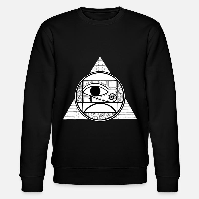 Symbole d'Egypte - Sweat bio CHANGER Stanley/Stella Unisexe - noir