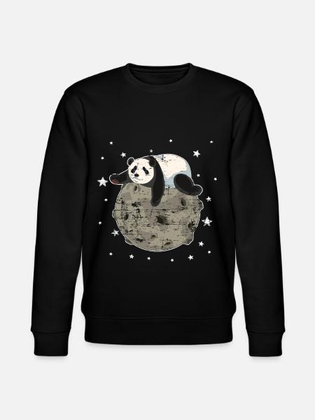 panda - Stanley/Stella CHANGER Unisex Organic Sweatshirt - black