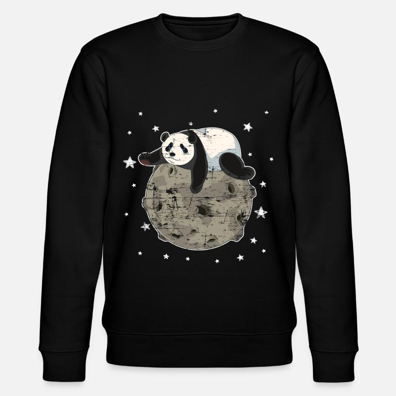 Panda - Stanley/Stella Unisex Bio-Sweatshirt CHANGER  - Schwarz