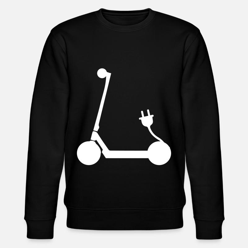 Icône E-scooter - Sweat bio CHANGER Stanley/Stella Unisexe - noir
