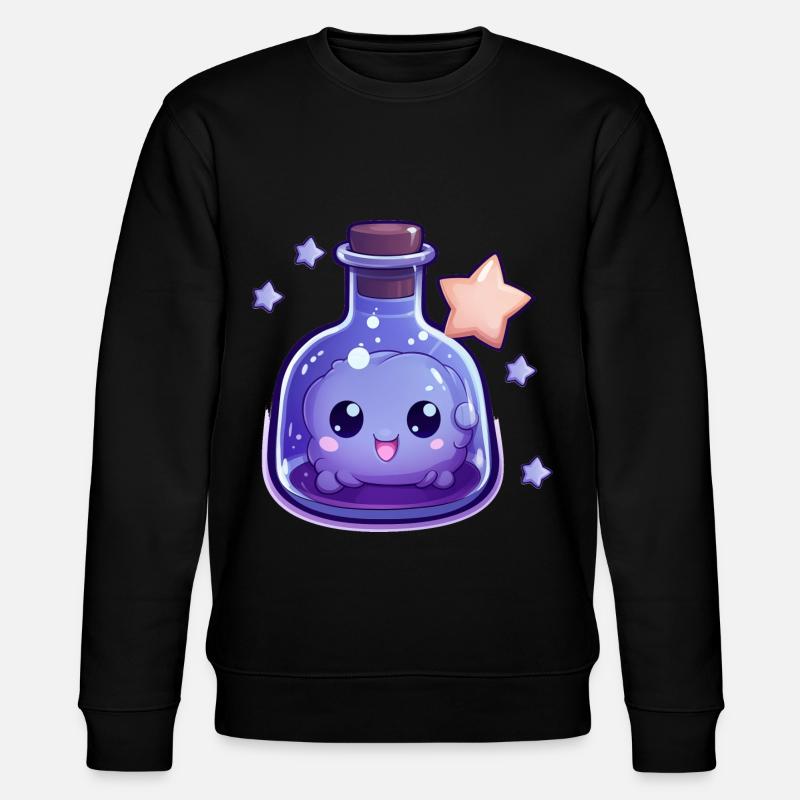 Cute Kawaii Potion - Stanley/Stella Unisex Bio-Sweatshirt CHANGER  - Schwarz