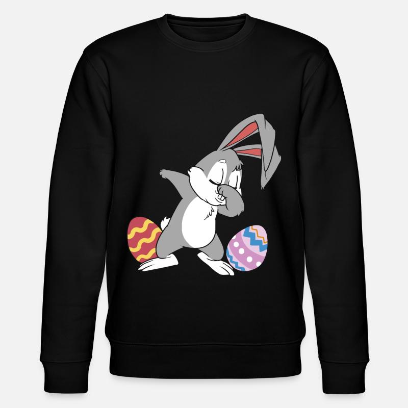 lapin de Pâques - Sweat bio CHANGER Stanley/Stella Unisexe - noir