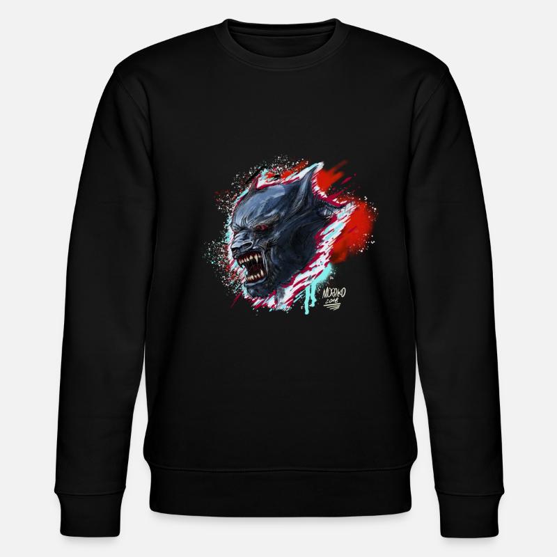 Warewolf - SPLAT - Stanley/Stella CHANGER Unisex Organic Sweatshirt - black