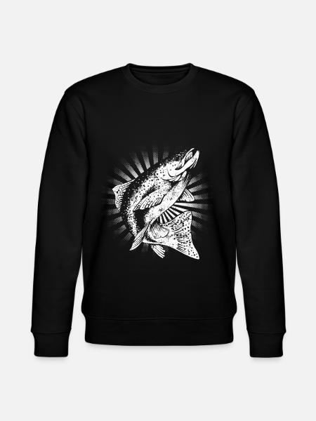 trout - Stanley/Stella CHANGER Unisex Organic Sweatshirt - black
