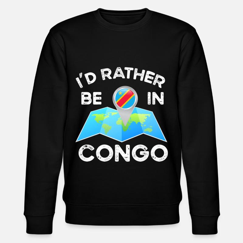 Congo - Stanley/Stella CHANGER Unisex Organic Sweatshirt - black