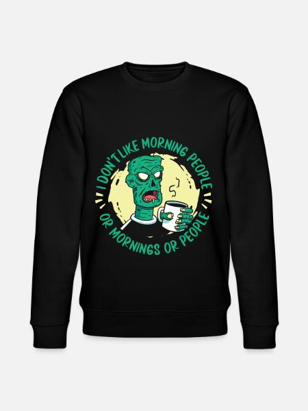 Zombie Monster Halloween - Stanley/Stella CHANGER Unisex Organic Sweatshirt - black