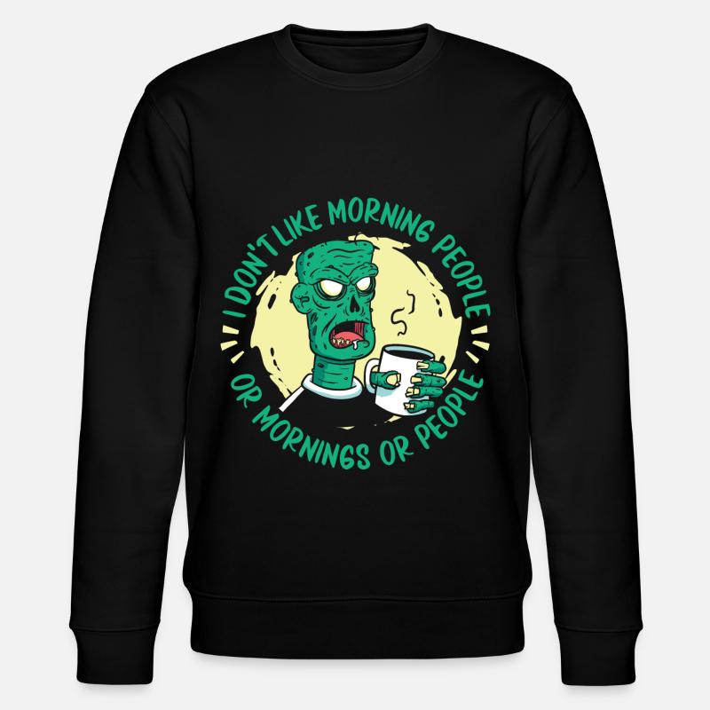 Zombie Monster Halloween - Stanley/Stella Unisex Bio-Sweatshirt CHANGER  - Schwarz
