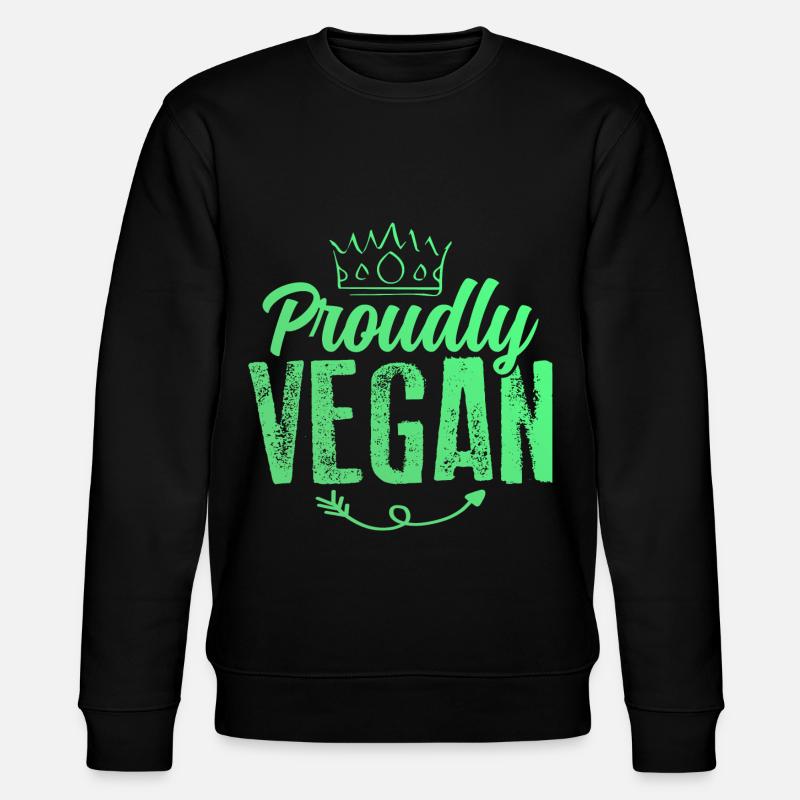 stolzer vegan - Stanley/Stella Unisex Bio-Sweatshirt CHANGER  - Schwarz