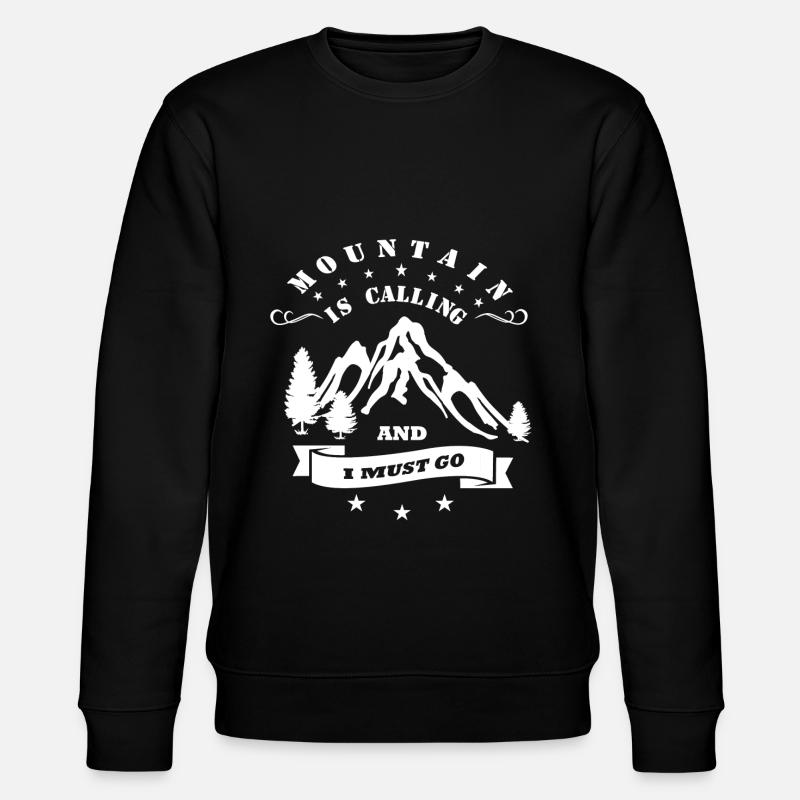 Berge - Stanley/Stella Unisex Bio-Sweatshirt CHANGER  - Schwarz