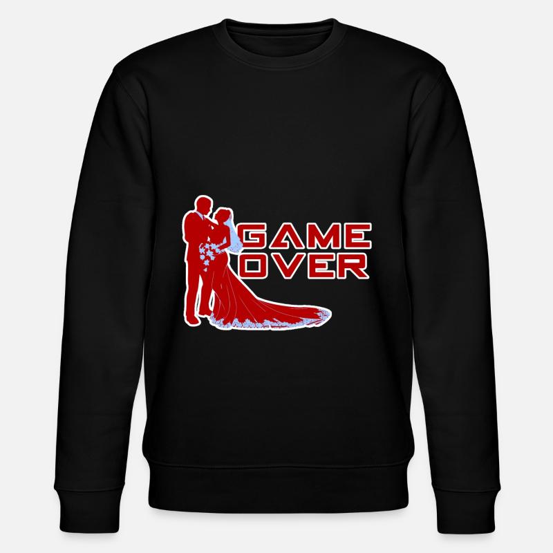 game over - Stanley/Stella CHANGER Unisex Organic Sweatshirt - black
