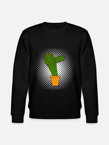Kaktus Dabbing - Stanley/Stella Unisex Bio-Sweatshirt CHANGER - Schwarz