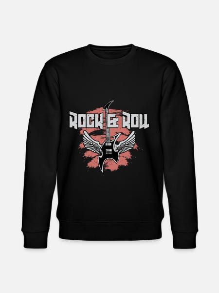 Rock And Roll Guitar - Stanley/Stella CHANGER Unisex Organic Sweatshirt - black