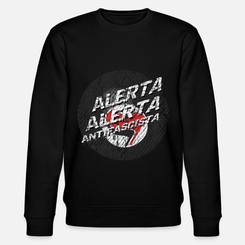 Antifa Billard Alerta Alerta - Sweat bio CHANGER Stanley/Stella Unisexe - noir