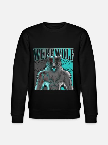 Werewolf - Stanley/Stella CHANGER Unisex Organic Sweatshirt - black