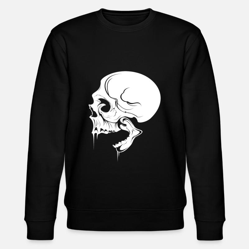 Tête de mort - Sweat bio CHANGER Stanley/Stella Unisexe - noir