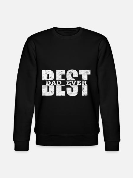 Best Dad - Stanley/Stella CHANGER Unisex Organic Sweatshirt - black