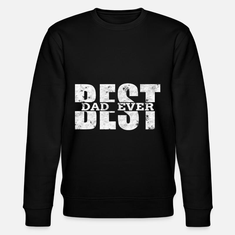 Bester Papa - Stanley/Stella Unisex Bio-Sweatshirt CHANGER  - Schwarz