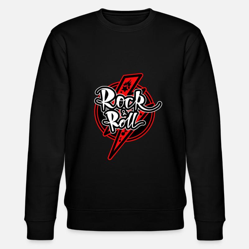 Rock n Roll Blitz - Stanley/Stella Unisex Bio-Sweatshirt CHANGER  - Schwarz