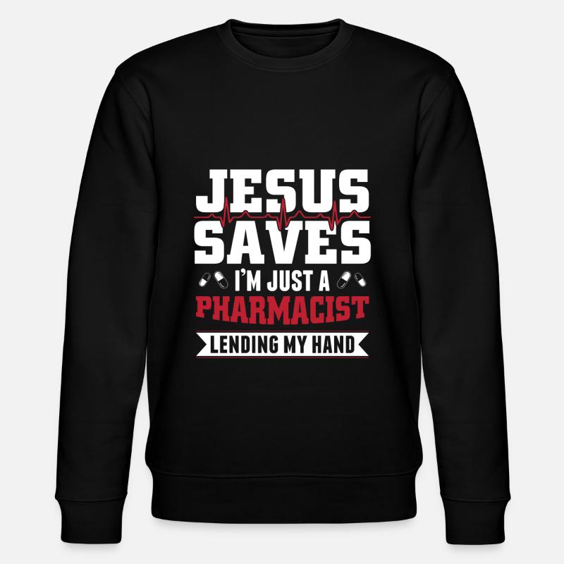 Pharmacist - Stanley/Stella CHANGER Unisex Organic Sweatshirt - black