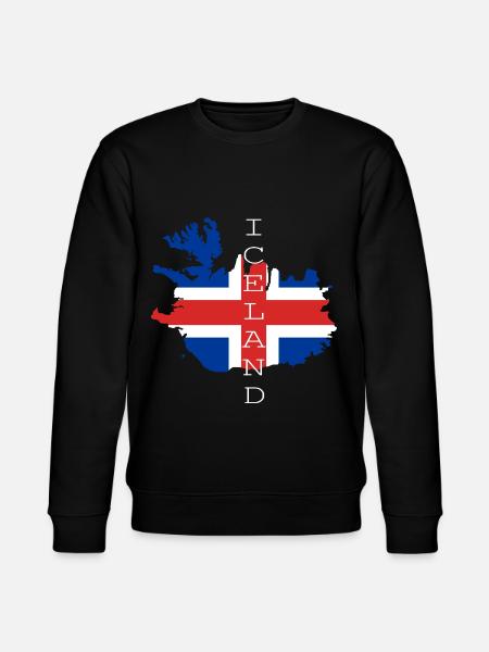 islande drapeau drapeau - Sweat bio CHANGER Stanley/Stella Unisexe - noir