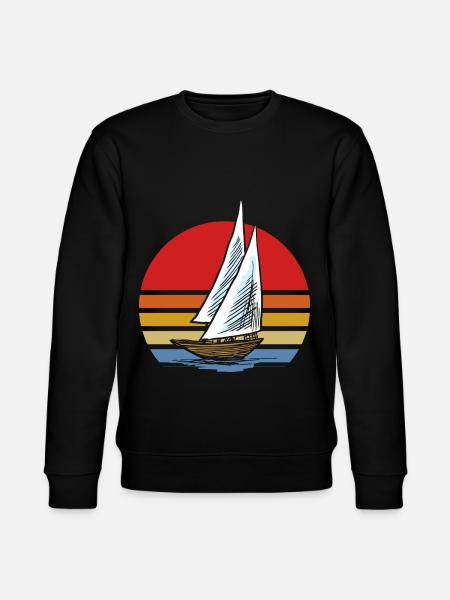 sailing - Stanley/Stella CHANGER Unisex Organic Sweatshirt - black