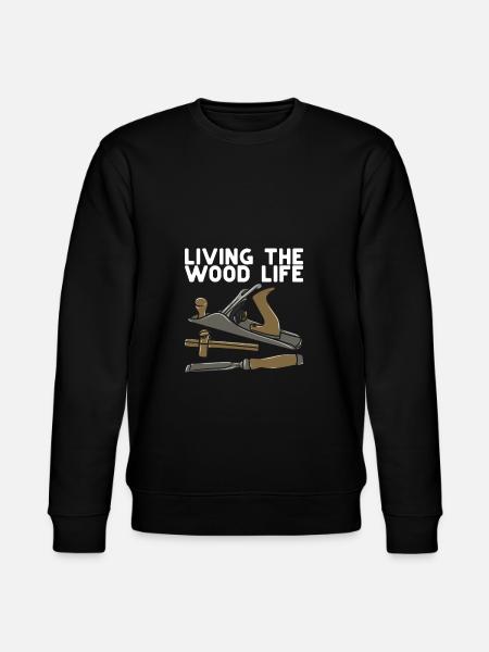 Woodworker Woodworking - Stanley/Stella CHANGER Unisex Organic Sweatshirt - black