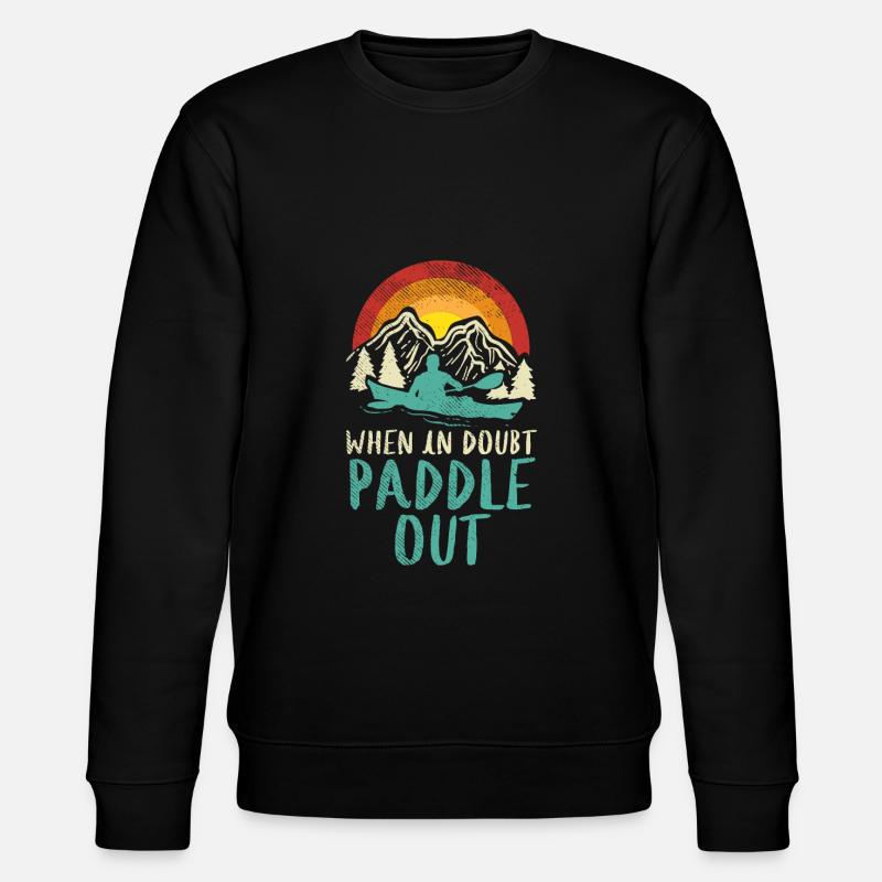 Kayak Nature Rétro - Sweat bio CHANGER Stanley/Stella Unisexe - noir