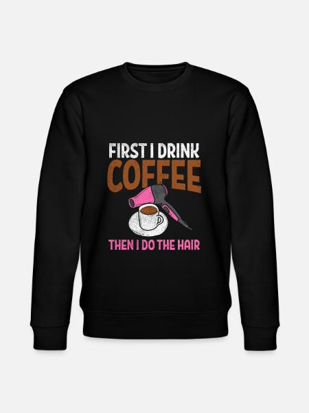 Coiffeur Café Coiffeur - Sweat bio CHANGER Stanley/Stella Unisexe - noir