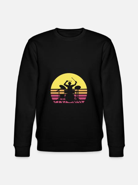 Drummer Drums Drumming - Stanley/Stella CHANGER Unisex Organic Sweatshirt - black