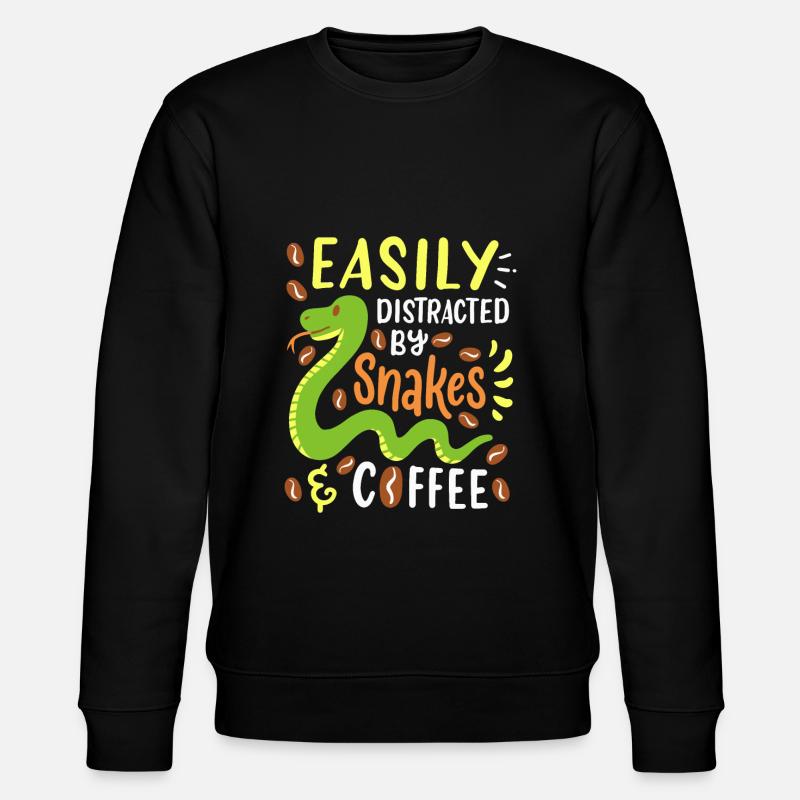 Files d’attente et café - Sweat bio CHANGER Stanley/Stella Unisexe - noir