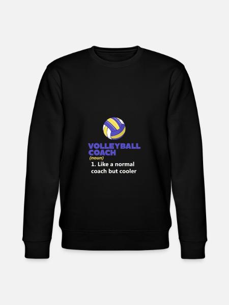 Volleyball Coach Definition - Stanley/Stella CHANGER Unisex Organic Sweatshirt - black