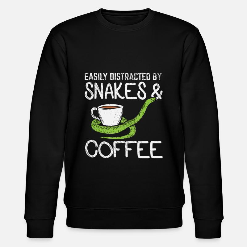Files d’attente et café - Sweat bio CHANGER Stanley/Stella Unisexe - noir