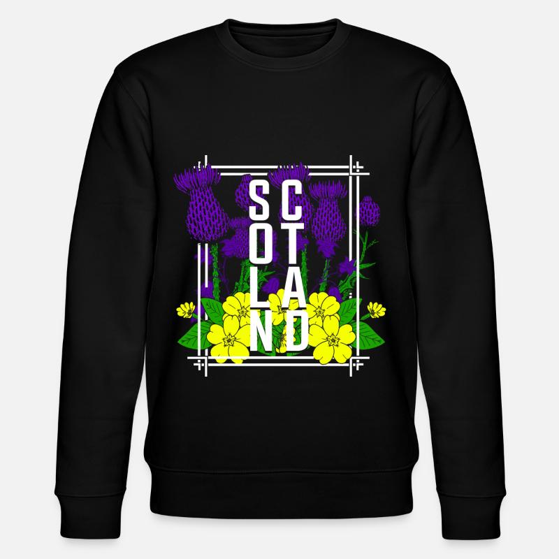 Fleurs d’Écosse - Sweat bio CHANGER Stanley/Stella Unisexe - noir