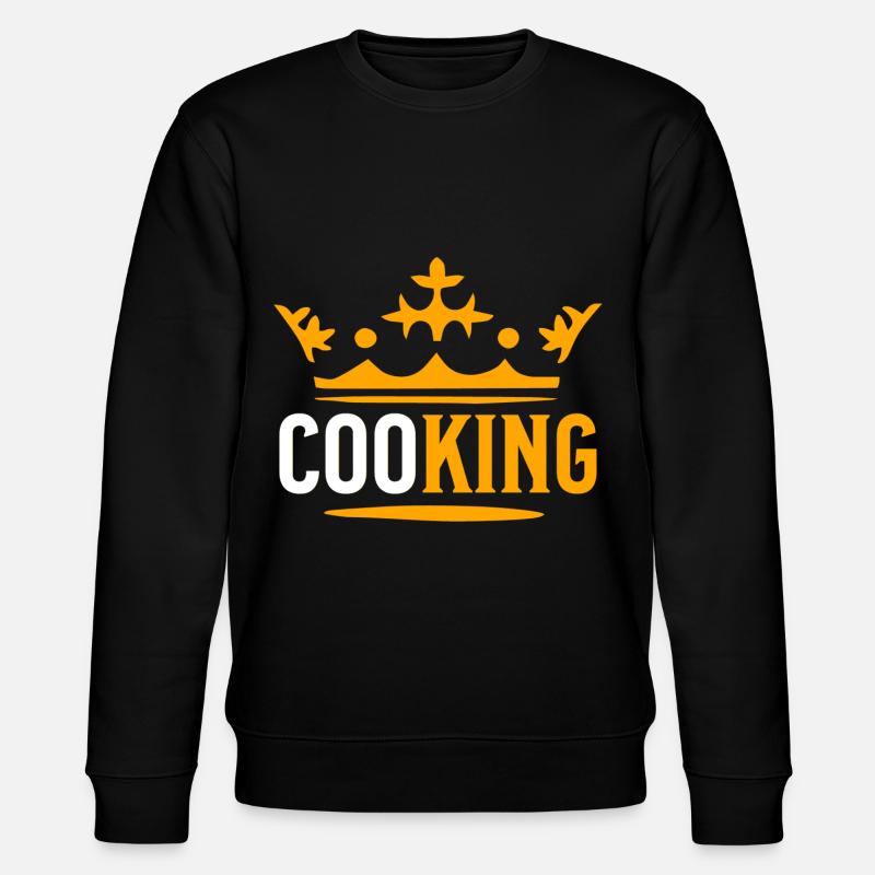 Kochen - Stanley/Stella Unisex Bio-Sweatshirt CHANGER  - Schwarz