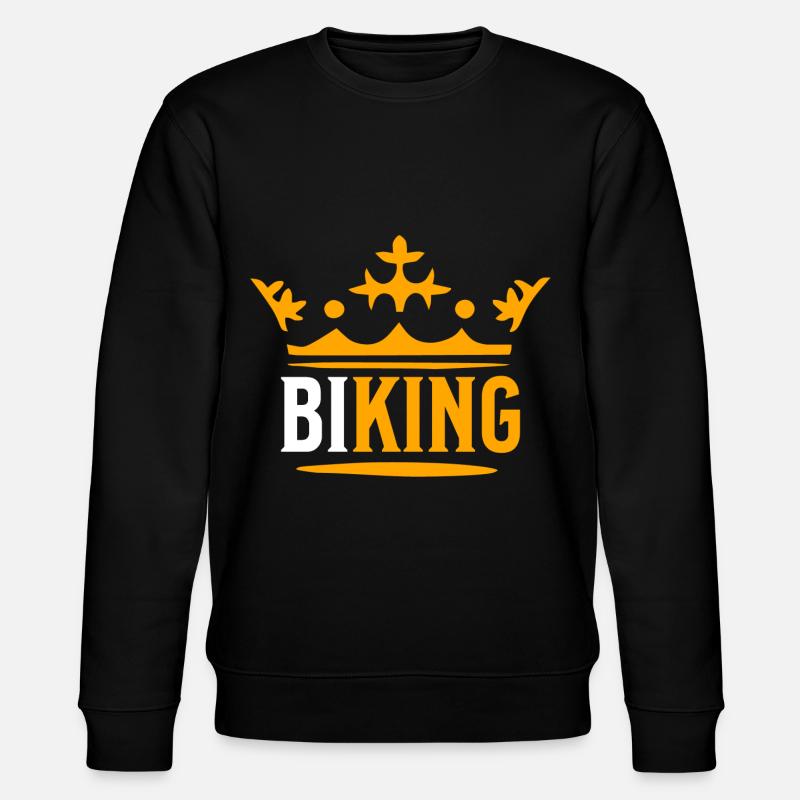 Biking - Stanley/Stella Unisex Bio-Sweatshirt CHANGER  - Schwarz