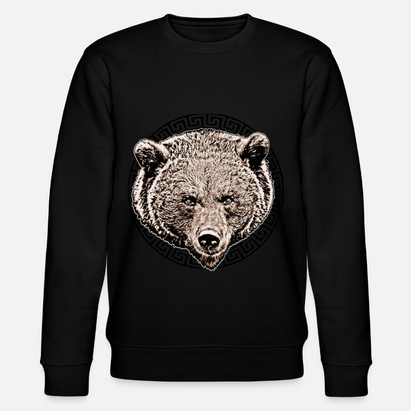 Grizzly - Stanley/Stella Unisex Bio-Sweatshirt CHANGER  - Schwarz