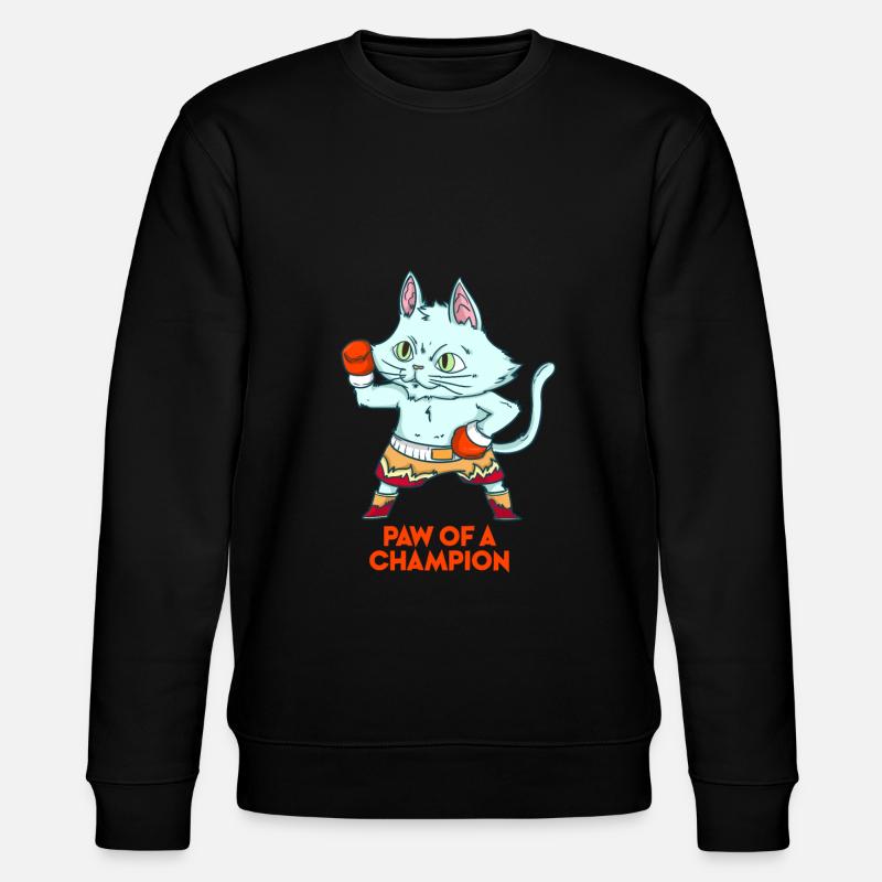 Boxer de gueule de chat - Sweat bio CHANGER Stanley/Stella Unisexe - noir