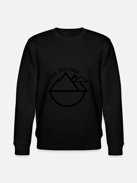 Scout Gift Idea Nature Lover - Stanley/Stella CHANGER Unisex Organic Sweatshirt - black