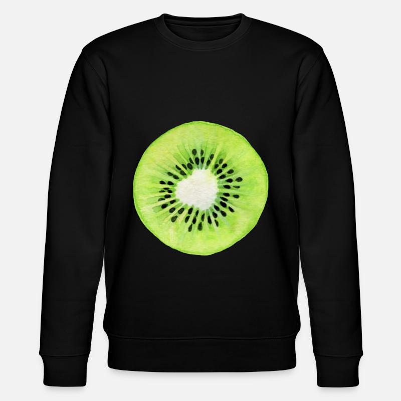Kiwi - Stanley/Stella Unisex Bio-Sweatshirt CHANGER  - Schwarz