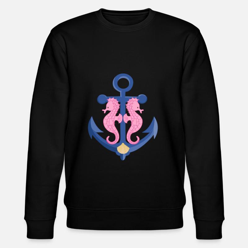Hippocampe Anker - Sweat bio CHANGER Stanley/Stella Unisexe - noir