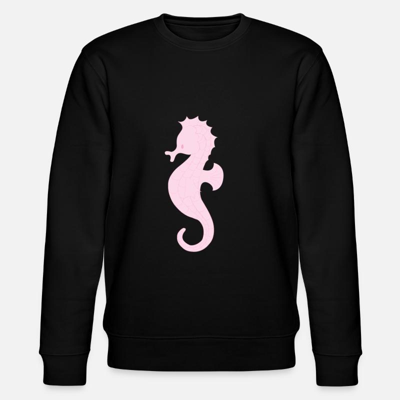 Seepferd - Stanley/Stella Unisex Bio-Sweatshirt CHANGER  - Schwarz