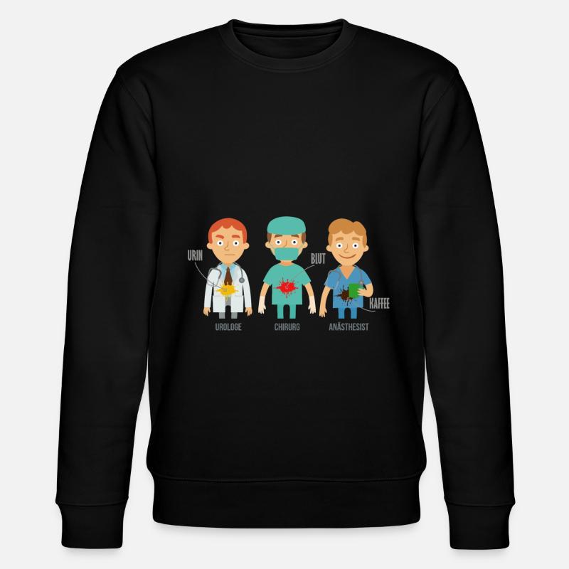 Anästhesist - Stanley/Stella Unisex Bio-Sweatshirt CHANGER  - Schwarz