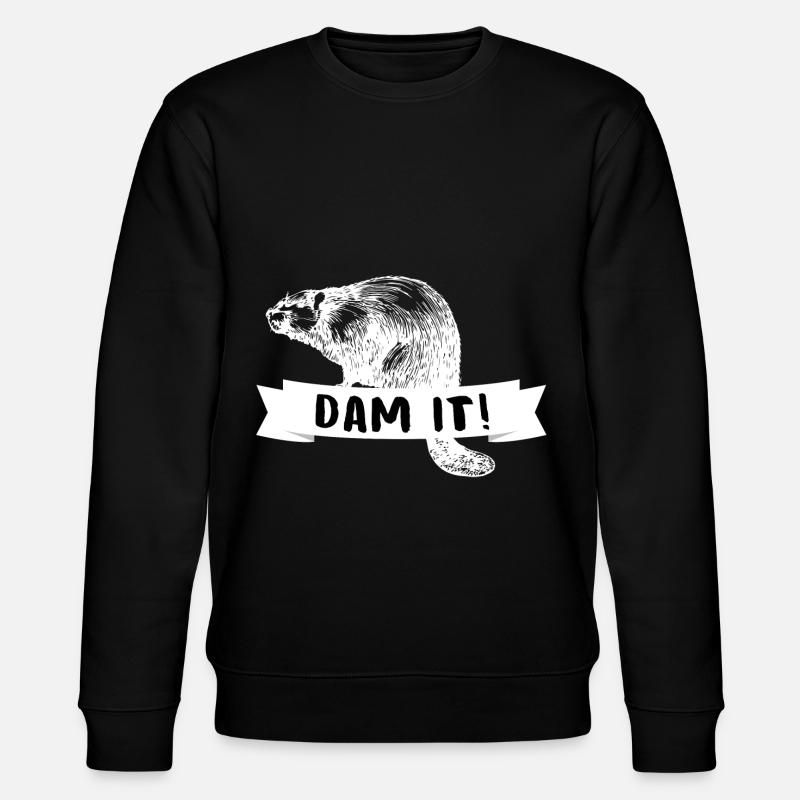 castor - Sweat bio CHANGER Stanley/Stella Unisexe - noir