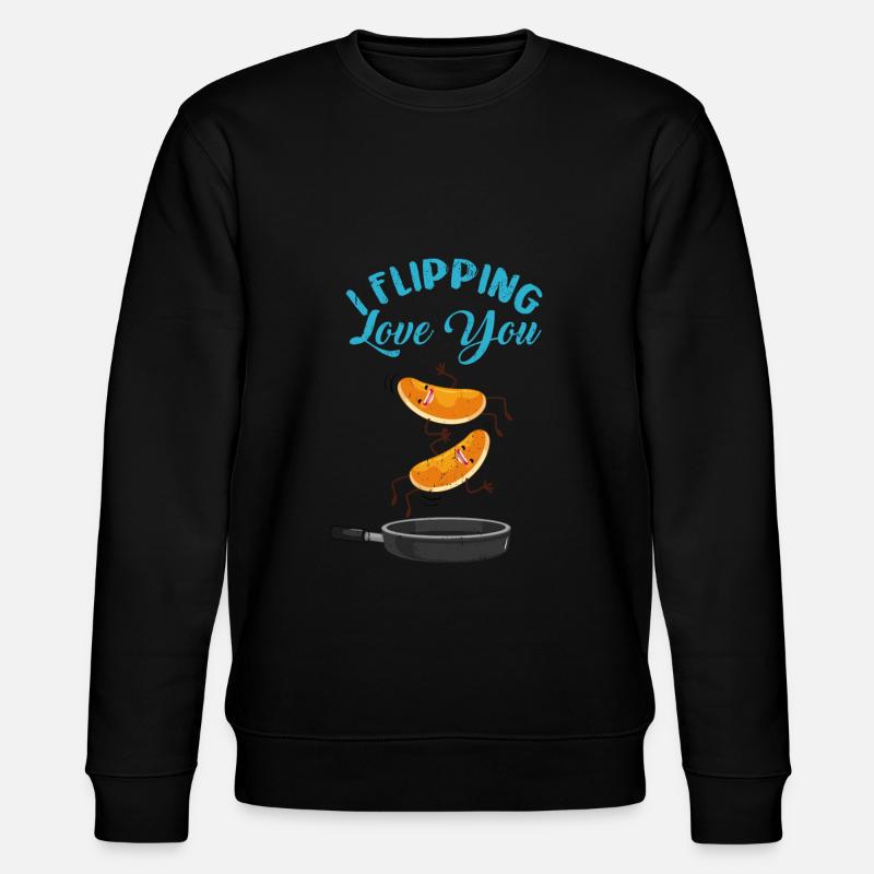 Pancake - Stanley/Stella Unisex Bio-Sweatshirt CHANGER  - Schwarz
