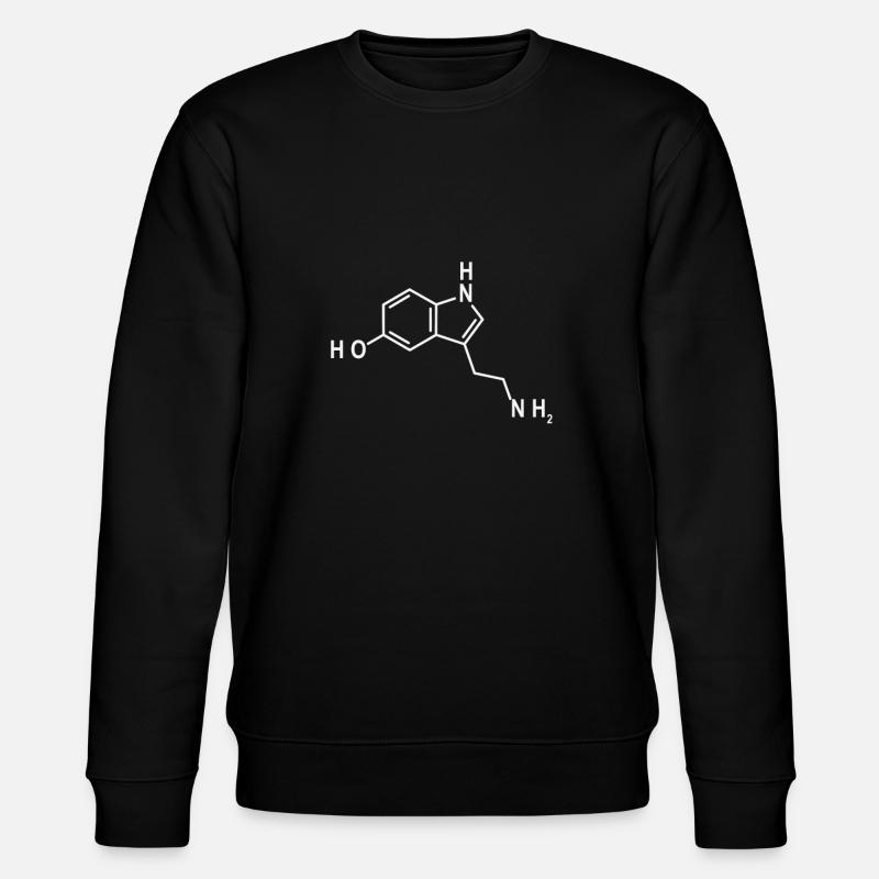 Serotonin - Stanley/Stella Unisex Bio-Sweatshirt CHANGER  - Schwarz