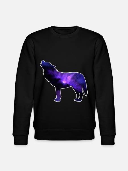 Wolf - Stanley/Stella Unisex Bio-Sweatshirt CHANGER - Schwarz