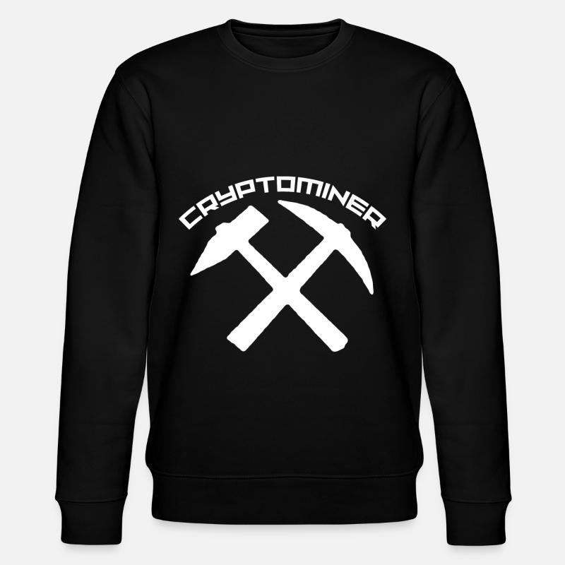 Bitcoin - Stanley/Stella CHANGER Unisex Organic Sweatshirt - black